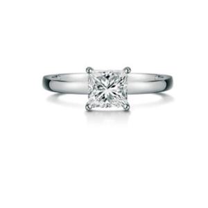 [로이드] 프린세스 스퀘어 1캐럿 솔리테어 14K 반지 LRD24005D
