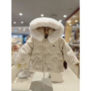 블루독베이비[hu]25.FW겨울신상 BE)클래식자수덕다운점퍼 45C14-114-08 파카 패딩점퍼 오리털점퍼 아우터