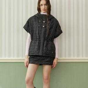 [에고이스트]허리 스트링 오버핏 퀼팅 베스트 ER4PV960