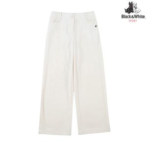 [블랙앤화이트] 여성 코듀로이 와이드 팬츠 5085LBWP_WHITE