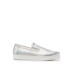 크리스찬루부탱 스파이크 스터드 가죽 스니커즈 3210288