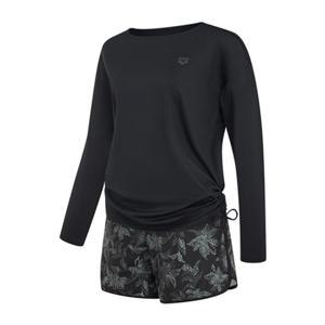 [아레나]여성 A6BL1PS03 아리아 레귤러핏 집업 래쉬가드 세트 실내 비치수영복