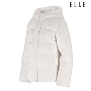 엘르골프 세이브존01 여성 플리스 믹스 리싸이클 패딩 점퍼 6J81302 101