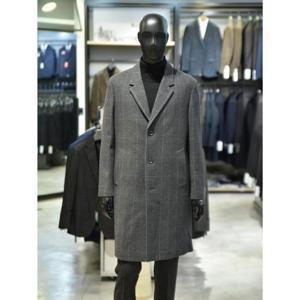 오스틴리드 세이브존03 겨울 세미오버핏 글렌체크 체스터코트 AOH87224