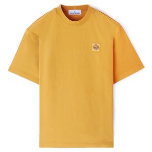 26SS 스톤 워싱 가슴패치 반팔티 머스타드 L1S152100030 S0115 V0034