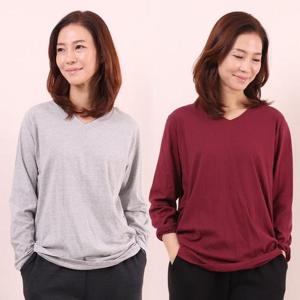 [강물처럼]아이우먼 사계절데일리브이티 WW6799M402 빅사이즈 (1