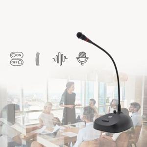 방송용마이크 Coms 스탠드형 콘덴서 마이크 구즈넥타입 강의 발표