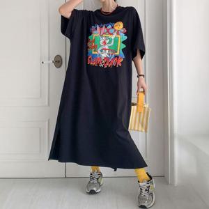 [강물처럼]아이우먼 하이점핑버니박스원피스 NMS009M503 빅사이