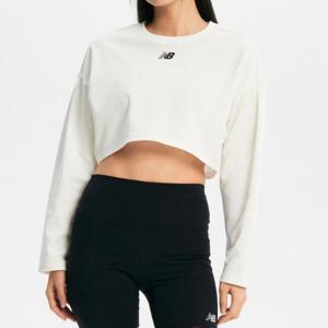뉴발란스긴팔티 OQK NBNCE2W302-64 WOMEN 썸머 에코 크롭 라운드 맨투맨 SEMI-OVER FIT