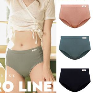 [제이코튼]제로라이너 데일리 면모달 라이너팬티 여성속옷 샘방지코팅 3종세트