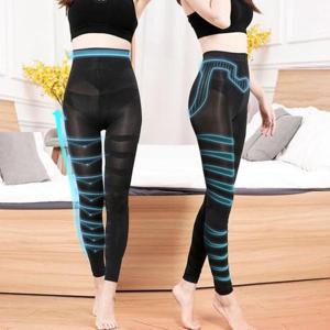 지압스타킹 여성 블랙 사계절용 쫀쫀한 킹 압박 스타킹 ST-2501