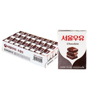 서울우유 멸균우유 초코 200mlx24개