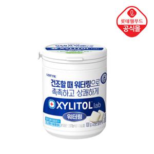 [롯데] 자일리톨 껌 랩워터링 100g 용기