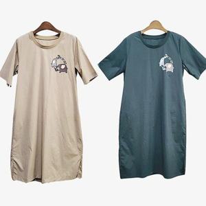 [할마마마][할마마마] 루즈핏박시코튼원피스 여름 고퀄 국내제작