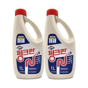 배수구세정제 유한락스 펑크린 배수구클리너 1Lx2개