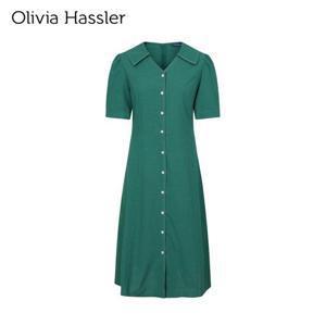 [올리비아하슬러] 퍼프 스트랩 롱원피스_OHCMOP205