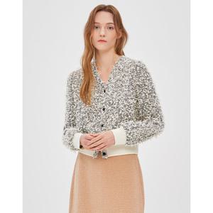 질스튜어트 뉴욕 여성 24FW 그레이 날개사 나일론 혼방 긴팔 블라우스 JSBL4D470G2