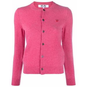 26 SS 꼼데가르송 로고 패치 파인 니트 가디건 P1N079 TP432236570