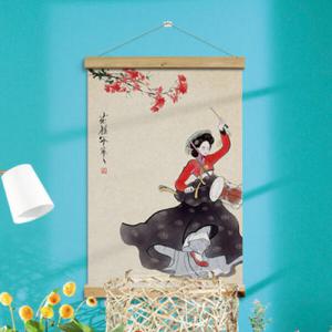 아트박스/꾸밈 ca341-우드스크롤_60CmX90Cm-미인도