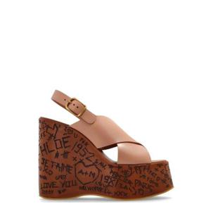 Chloe Maxime 웨지 샌들 CHC25A02YPI 6E4 TP943446270