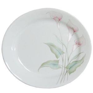 코렐 백합 원형 접시(대)플레이팅 디저트 도자기 꽃 그릇 도자기접시 파스타접시 접시세트 사각접시 앞접시 식기 대접시 큰접시 찬기