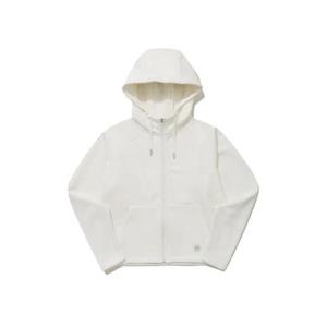 데상트 여성 코튼모달 기모 트레이닝 후드 집업 BP322UFT99-IVY0