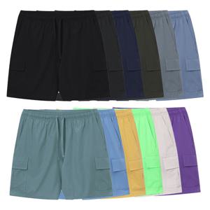 남자 여름 SN 카고 포켓 숏 반바지 OZ-PTH-Q002-그레이