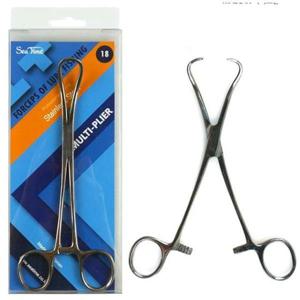 스텐포셉 씨타임 고기집게 집게 그립 원형포셉18cm