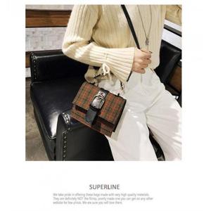 [깨비몰][깨비몰] 여자가방/체크/숄더백/크로스백/캐쥬얼 핸드백