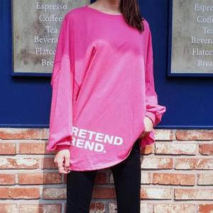 [의류] 루즈핏 트렌디 여성 맨투맨 티셔츠 HN24351