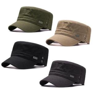 여성군모 남여공용 데일리 심플 스퀘어 장식 패션 군모 모자