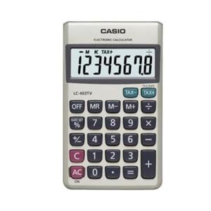 문구 카시오 전자계산기 사무용 포켓용 LC-403TV