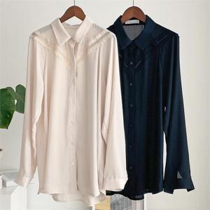 [강물처럼]빅사이즈사랑해요 K441L210 레이스쉬폰블라우스 IR (9