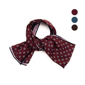 스카프넥타이 네잎클로버 패턴 디자인