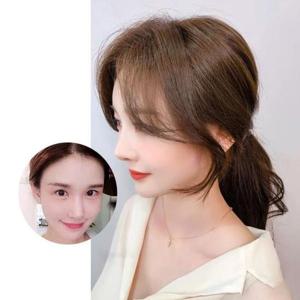 붙임머리 키밍 앞머리 가발 고데기가능 옆머리 부분가발 20cm