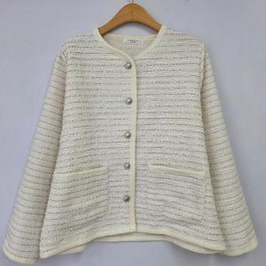 [강물처럼]아이우먼 몽실트위드라운드자켓 LYU230M504 빅사이즈