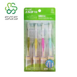 SGS 플러스153 잇몸케어 미세모칫솔 4개입(치간칫솔포함 어린이