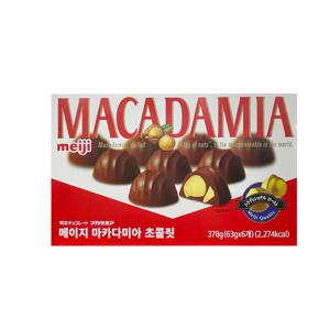 코스트코 MEIJI 마카다미아 초코릿 378G_63GX6PK