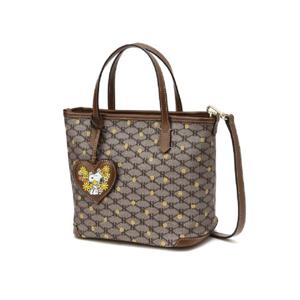 [헤지스] 브라운 가죽 스누피 미니 토트백[HIBA5E351W2]