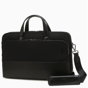 [질스튜어트] 악셀 블랙 가죽 배색 브리프케이스 서류가방  JUBA5E601BK