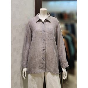 [벨라디터치][벨라디터치] V1E2BL51 스트라이프 린넨 셔츠 (P003