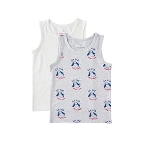 블루독스튜디오 [블루독](OW)뱀부도기2종런닝 (2591050001)25봄상품 남아속옷 남아런닝 키즈런닝 아동런닝