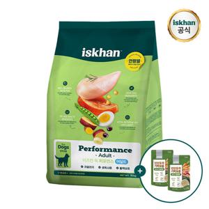 [GS단독구성] 이즈칸 독 퍼포먼스 어덜트 15kg+(증정)닭고기황태죽 100g x2