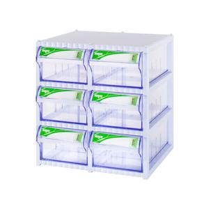 6칸 플라스틱 수납함 다용도 보관함 CA511-3 6칸수납함 플라스틱서랍함 책상수납함 정리함 데스크수납함