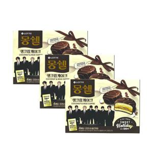 롯데웰푸드 몽쉘 코코넛 앤 밀크커피 136g x 3개 / 엔하이픈랜덤씰