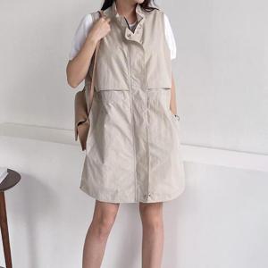 [강물처럼]아이우먼 미즈옆포켓사파리조끼 BNG852M505 빅사이즈