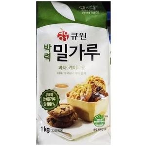 식자재전문 박력 밀가루 큐원 박력분 업소용 식자제 1kg X10개