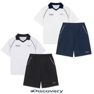 디스커버리키즈DKAZ15063키즈 카라 반팔티+팬츠 2SET