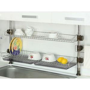 동영나이스 리빙나이스 기둥식 씽크선반 800 2단 싱크대선반 씽크선반 씽크대선반 식기건조대 주방용품 주