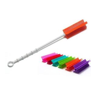 키친아트 실리콘 병솔 물병 기름 오일병 세척솔 민트 병청소솔 병청소브러쉬 주방청소솔 설거지솔 보틀솔